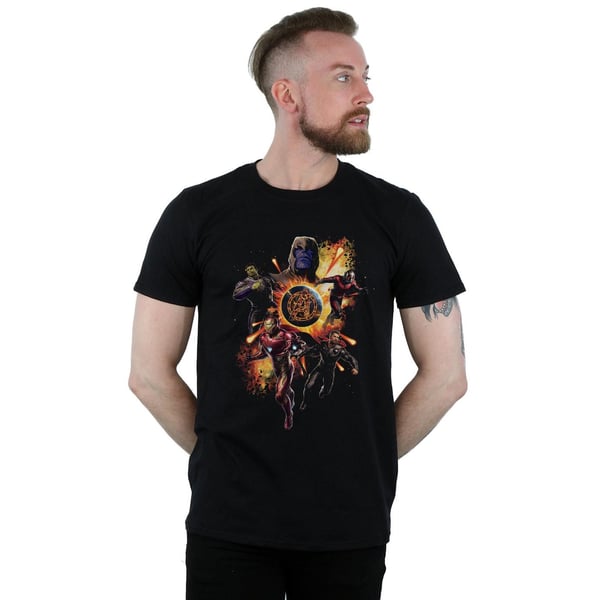 Marvel Mens Avengers Endgame Explosion Team T-paita