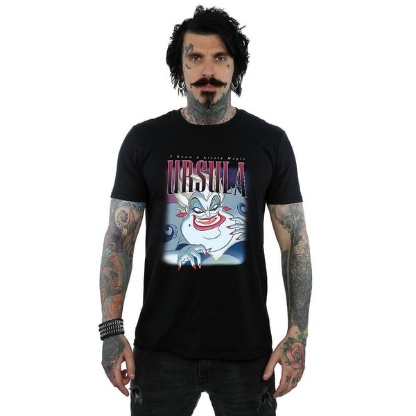The Little Mermaid Mens Ursula Montage Cotton T-Shirt