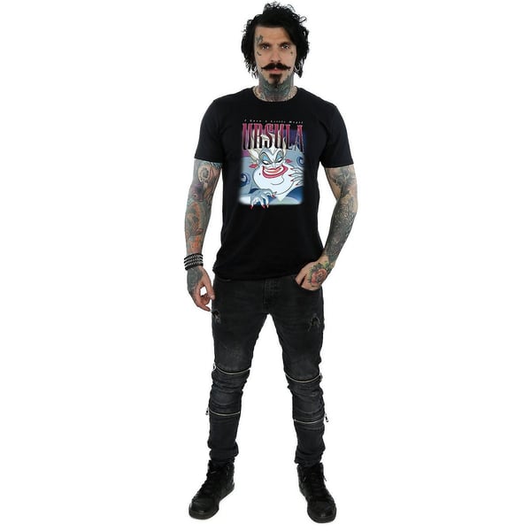 The Little Mermaid Mens Ursula Montage Cotton T-Shirt