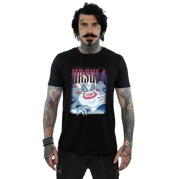 The Little Mermaid Mens Ursula Montage Cotton T-Shirt