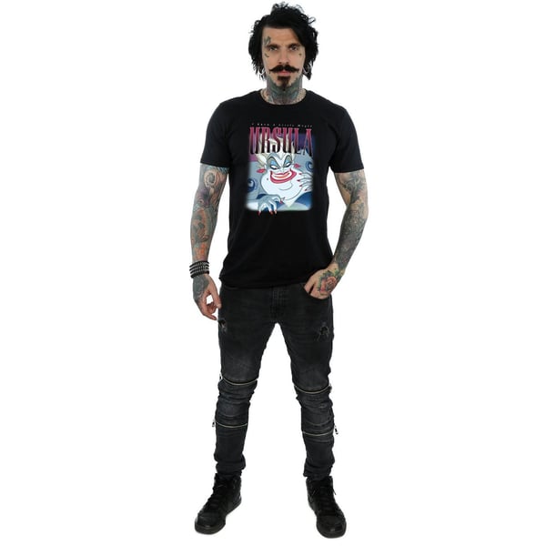 The Little Mermaid Mens Ursula Montage Cotton T-Shirt