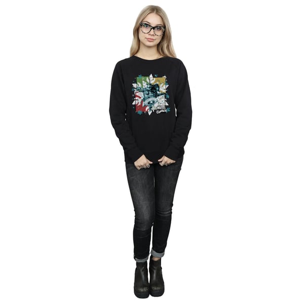 Marvel Womens/Ladies Christmas Black Widow Sweatshirt