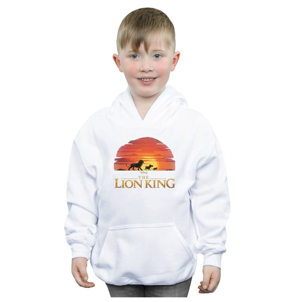 Disney-poikien Leijonakuningas-elokuvan auringonlaskulogo-huppari