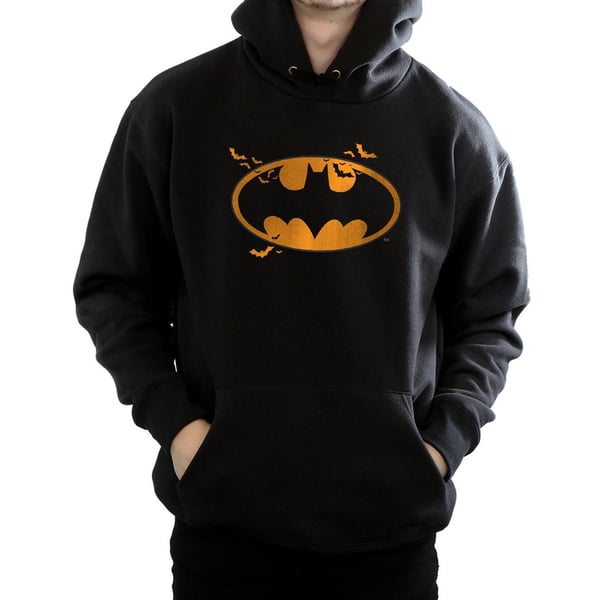 DC Comics Miesten Batman Halloween Logo Huppari