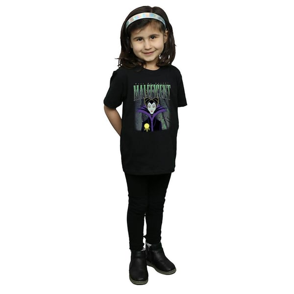 Sleeping Beauty Girls Maleficent Montage Cotton T-Shirt