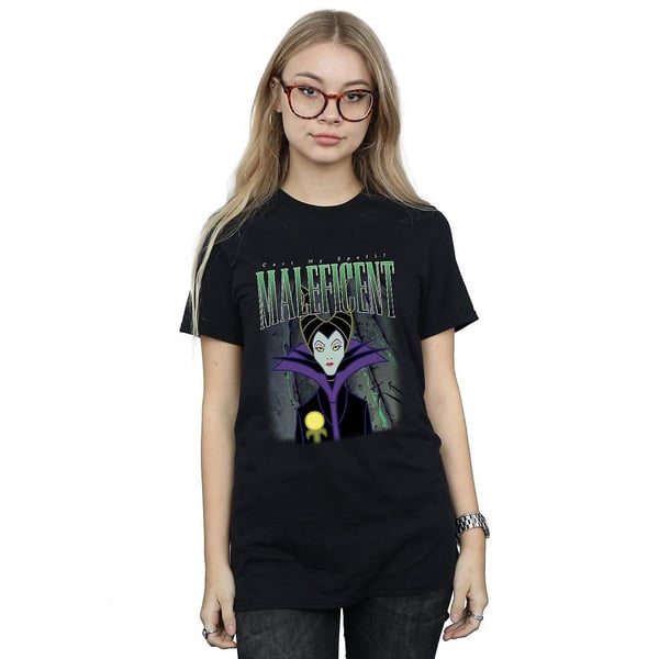 Sleeping Beauty Womens/Ladies Maleficent Montage Cotton Boyfriend T-Shirt