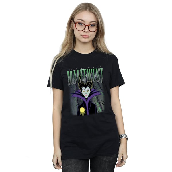 Sleeping Beauty Womens/Ladies Maleficent Montage Cotton Boyfriend T-Shirt