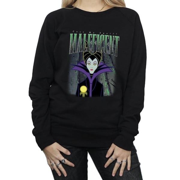Sleeping Beauty Womens/Ladies Maleficent Montage Cotton Sweatshirt