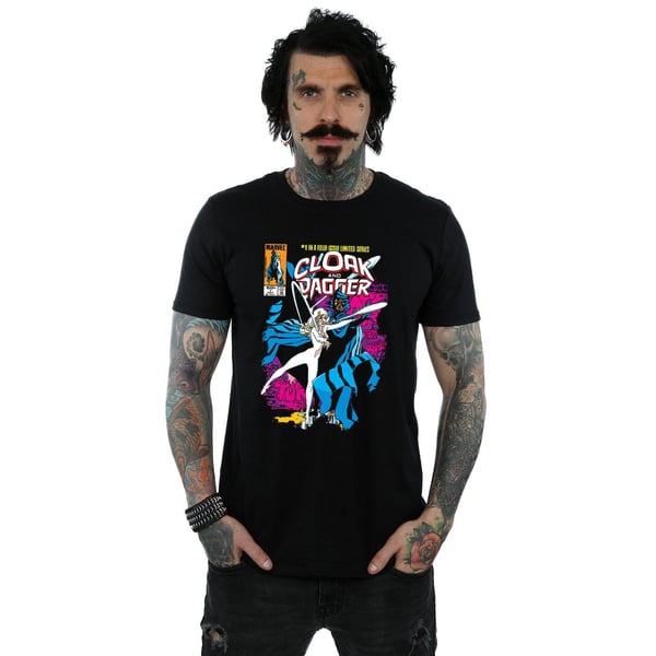 Cloak & Dagger Mens Comic Cover Cotton T-Shirt