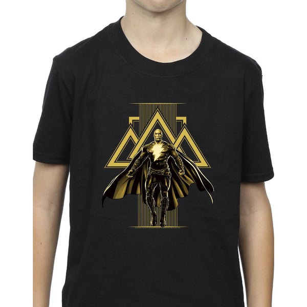 DC Comics Boys Black Adam Rising Golden Symbols T-Shirt