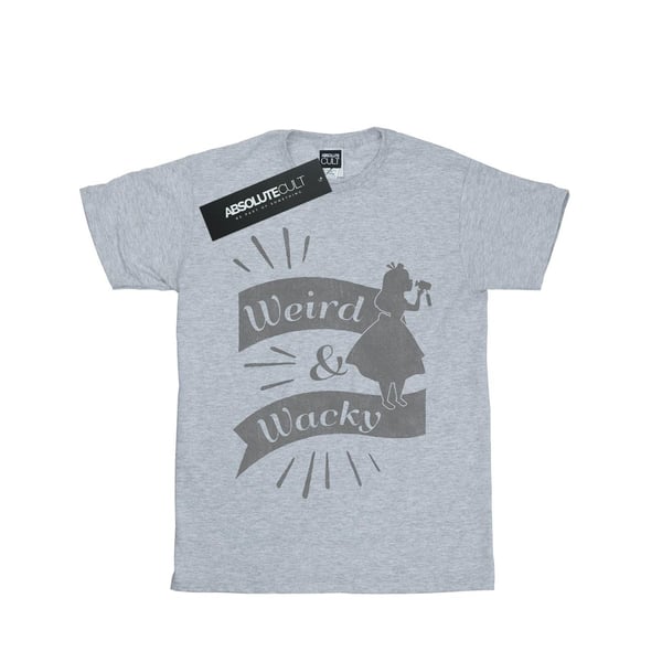 Disney Womens/Ladies Alice In Wonderland Weird And Wacky Cotton Boyfriend T-Shirt