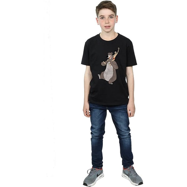 Jungle Book Boys Classic Mowgli And Baloo Cotton T-Shirt