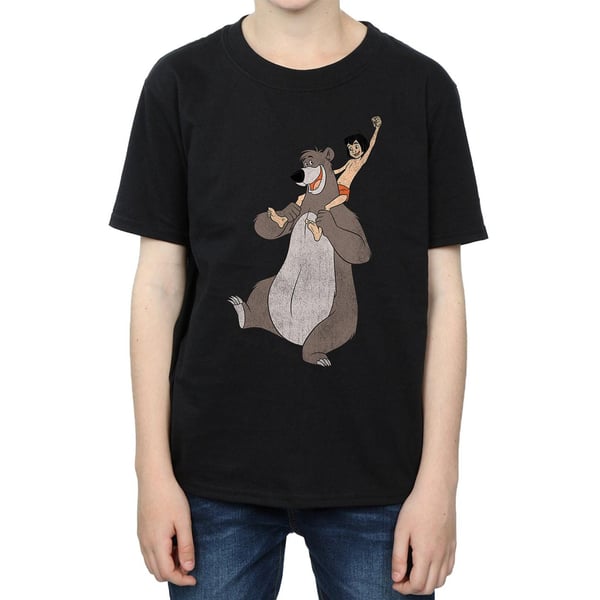 Jungle Book Boys Classic Mowgli And Baloo Cotton T-Shirt