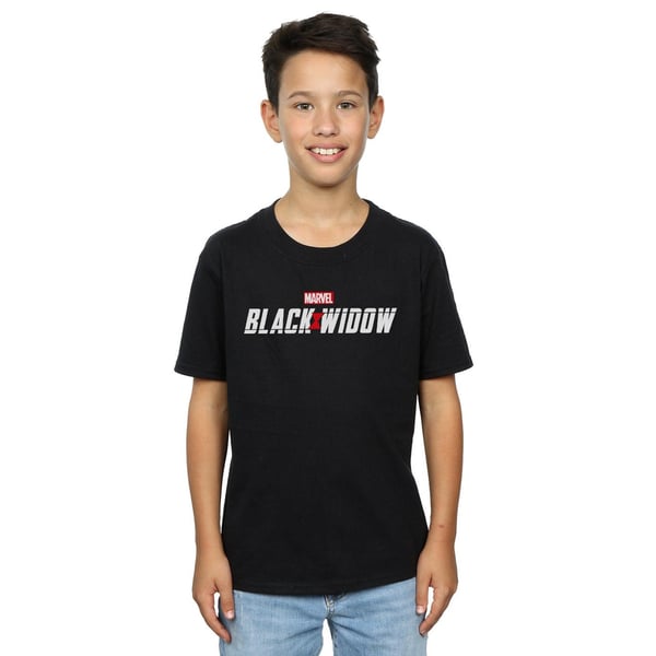 Marvel Boys Black Widow Movie Logo T-Shirt