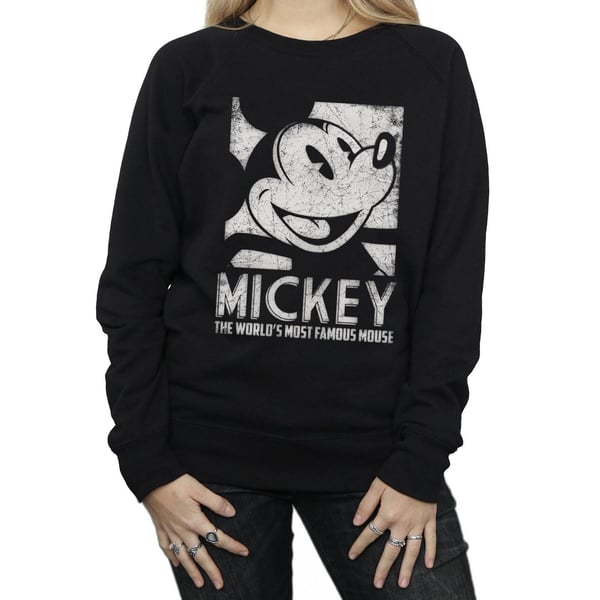 Disney Womens/Ladies Mickey Mouse Most Famous Sweatshirt