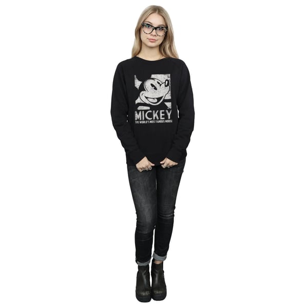 Disney Womens/Ladies Mickey Mouse Most Famous Sweatshirt