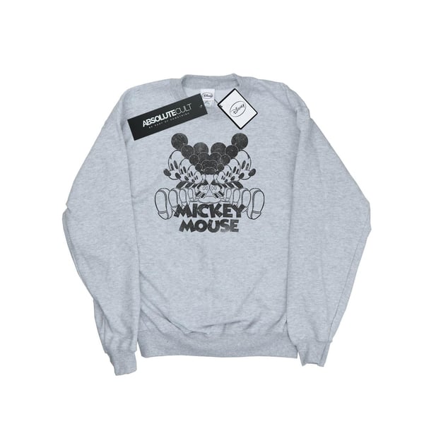 Disney Womens/Ladies Mickey Mouse Mirrored Sweatshirt