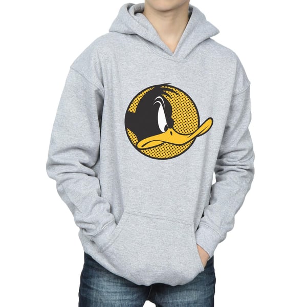 Looney Tunes Boys Daffy Duck Dotted Profile Hoodie