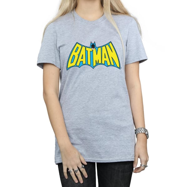 Batman Womens/Ladies Retro Logo Cotton Boyfriend T-Shirt