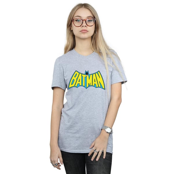 Batman Womens/Ladies Retro Logo Cotton Boyfriend T-Shirt
