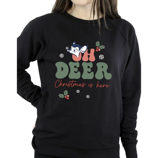 Disney Naisten Bambi Oh Deer -collegepaita