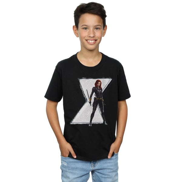 Marvel Boys Black Widow -elokuvan Natasha-logo T-paita
