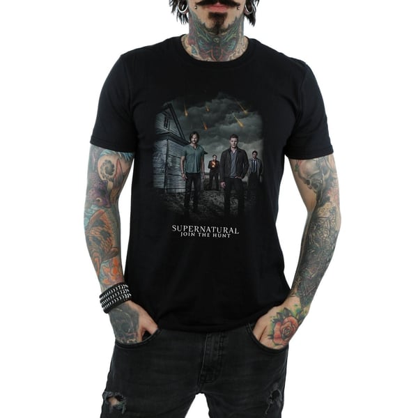 Supernatural Mens Meteor Shower Cotton T-Shirt