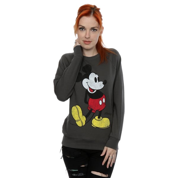 Disney Womens/Ladies Mickey Mouse Classic Kick Sweatshirt