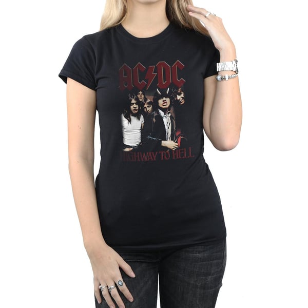 AC/DC Naisten Highway To Hell -puuvillapaita