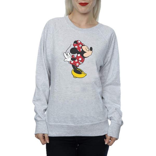 Disney Womens/Ladies Minnie Mouse Split Kiss Sweatshirt