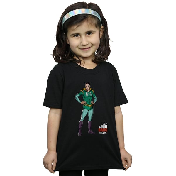 The Big Bang Theory Girls Sheldon Superhero Cotton T-Shirt