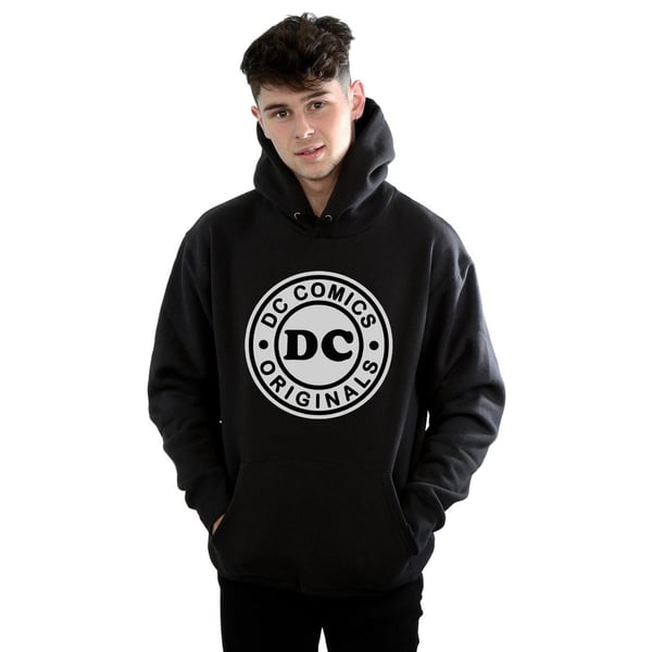DC Comics Mens DC Originals Logo Hoodie