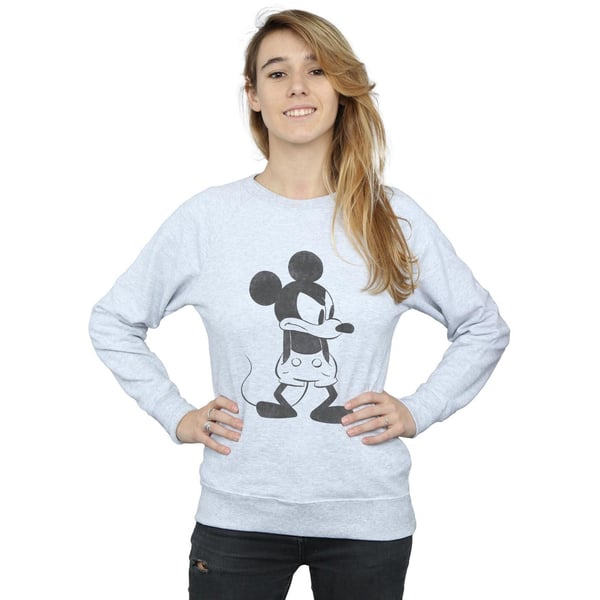 Disney Womens/Ladies Mickey Mouse Angry Sweatshirt