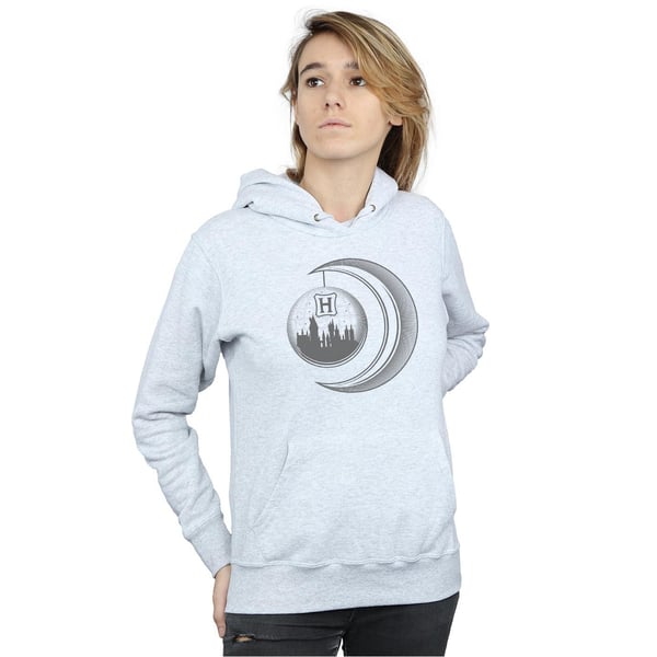 Harry Potter Womens/Ladies Hogwarts Moon Hoodie