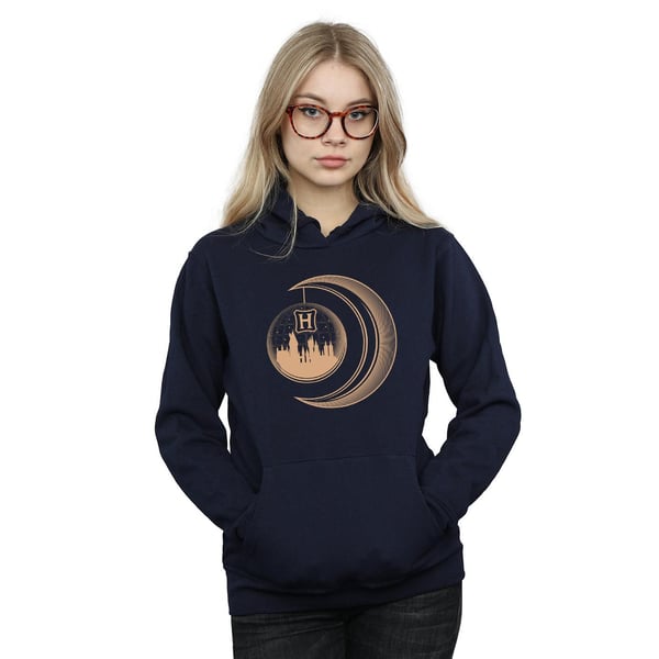 Harry Potter Womens/Ladies Hogwarts Moon Hoodie