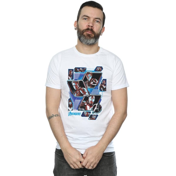Marvel Mens Avengers Endgame Hero Panels T-Shirt