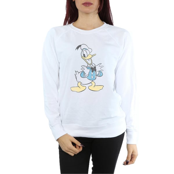 Disney Womens/Ladies Donald Duck Posing Sweatshirt