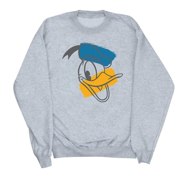 Disney Womens/Ladies Donald Duck Head Sweatshirt