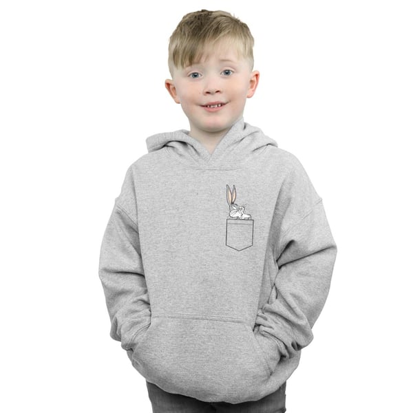 Looney Tunes Boys Bugs Bunny Faux Pocket Hoodie