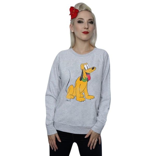Disney Womens/Ladies Classic Pluto Sweatshirt