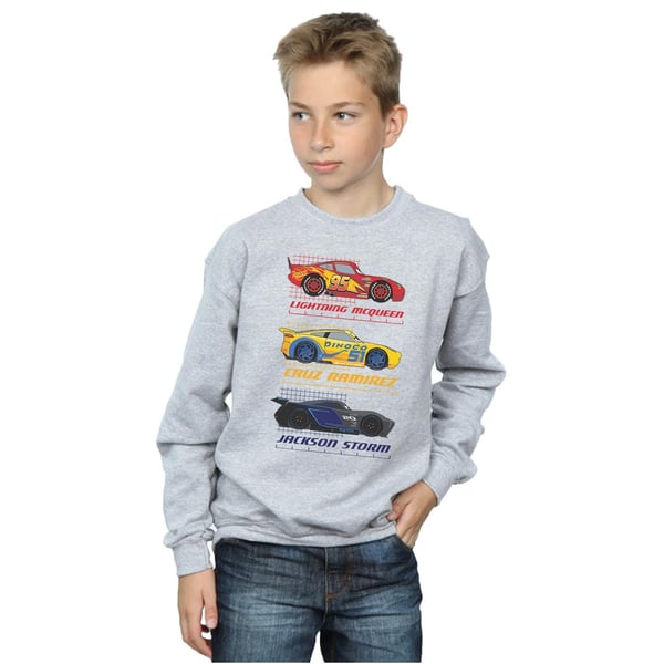 Cars Boys Racer Profile Cotton Sweatshirt