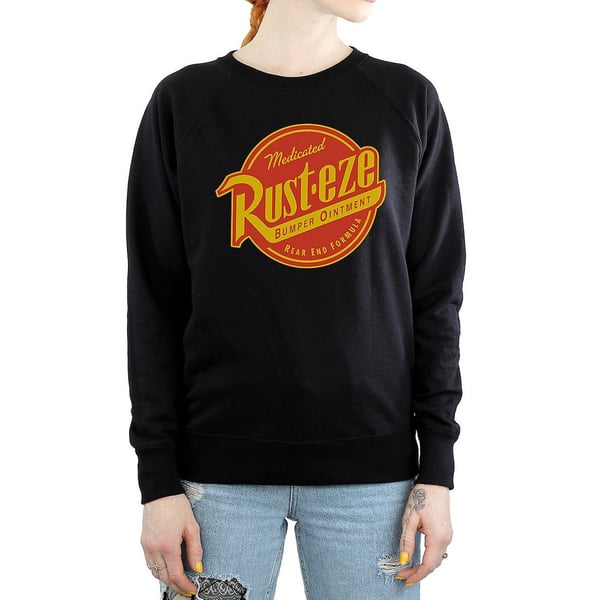 Cars Womens/Ladies Rust-Eze Logo Sweatshirt Cars Womens/Ladies Rust-Eze Logo Sweatshirt