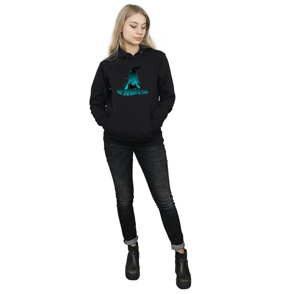 Harry Potter Womens/Ladies Hogwarts Silhouette Hoodie