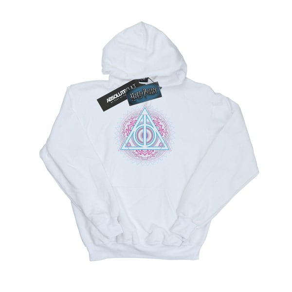 Harry Potter Womens/Ladies Neon Deathly Hallows Hoodie