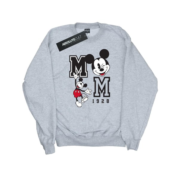 Disney Womens/Ladies Mickey Mouse Jump And Wink Sweatshirt