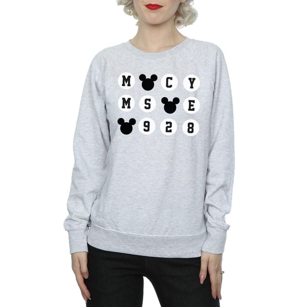 Disney Womens/Ladies Mickey Mouse 1928 Circles Sweatshirt