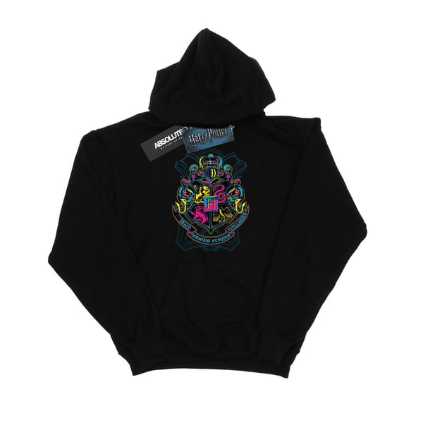 Harry Potter Womens/Ladies Neon Hogwarts Crest Hoodie