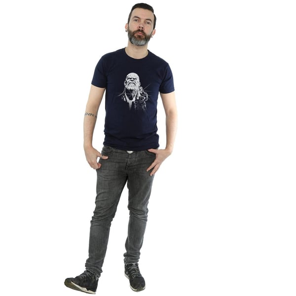 Avengers Infinity War Mens Thanos Fiercest Cotton T-Shirt