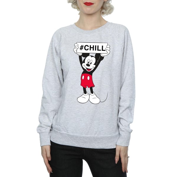 Disney Womens/Ladies Mickey Mouse Chill Sweatshirt