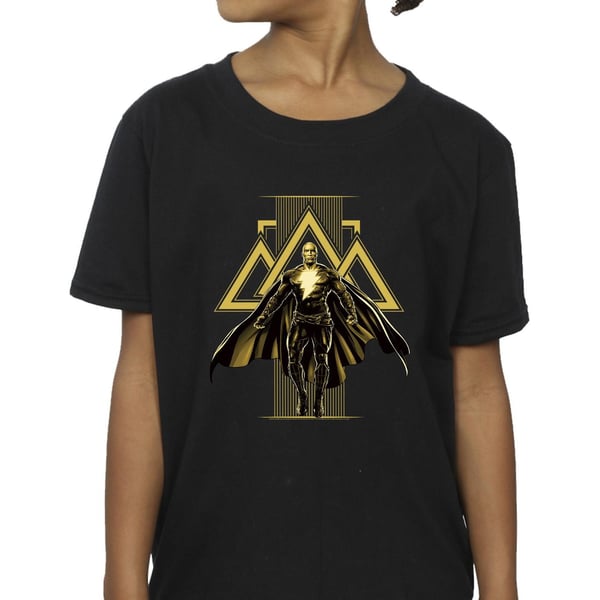 DC Comics Girls Black Adam Rising Golden Symbols Cotton T-Shirt